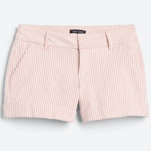 Dear John Finnegan Roll Cuff Printed Short, 12, Coral/White